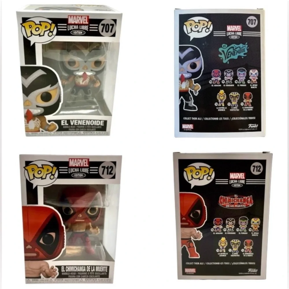 Funko Pop~Marvel~Lucha Libre Edition~El Venenoide/ El Chimichanga De La Muerte